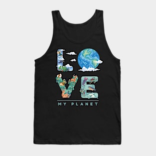 Love Mother Earth Environment Earth Day 2024 Tank Top